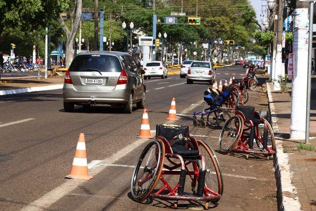 Ação aborda respeito às vagas de deficientes físicos em estacionamentos